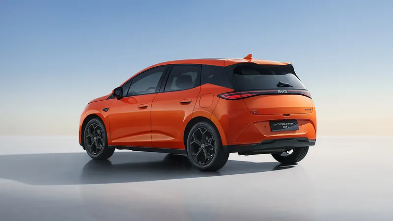 BYD Miskolc – ext orange sunset